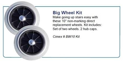 Cimex Cimex Big Wheel Kit - 10 Wheels with Delrin bushings