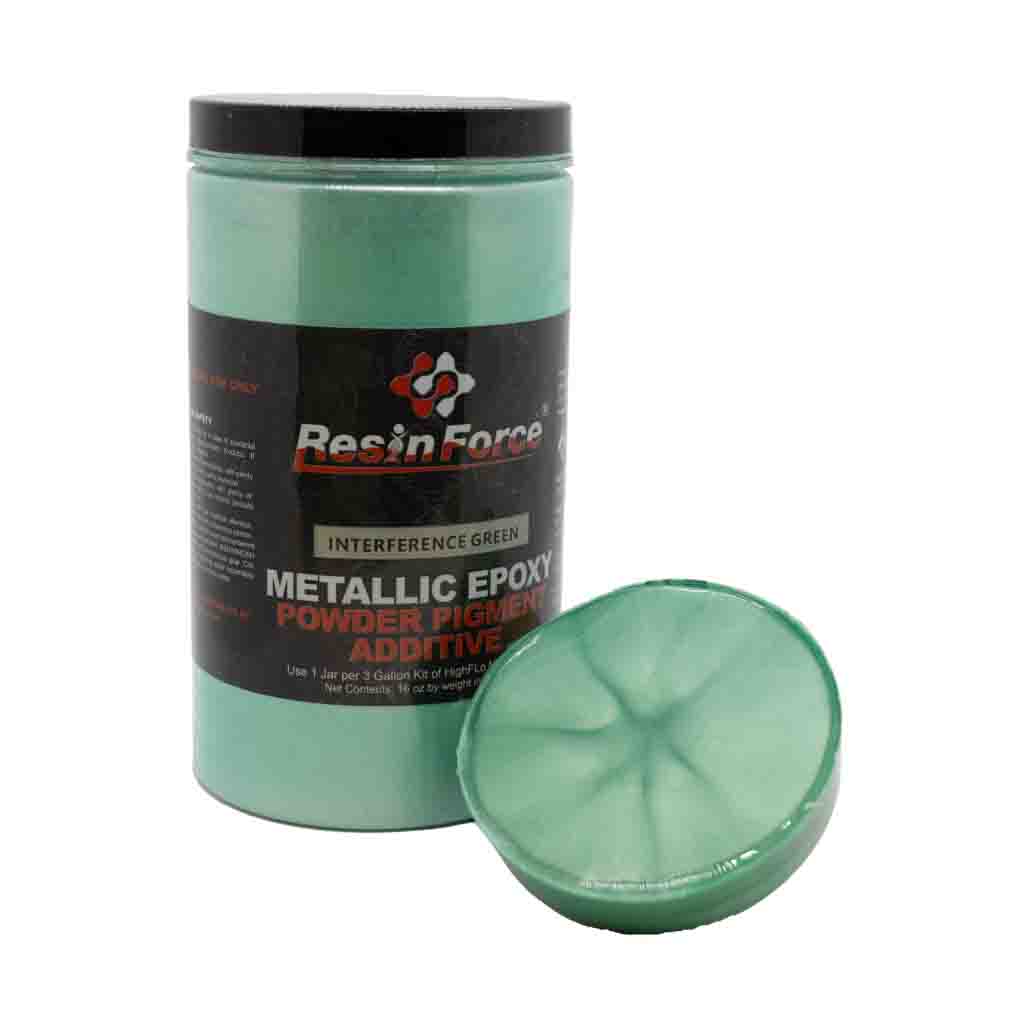 FIREDOTS Emerald Pearl Green Mica Powder - 100 Grams - Epoxy Resin Color  Pigment - Metallic Green Mica Powder for Epoxy Resin - Green Epoxy Pigment