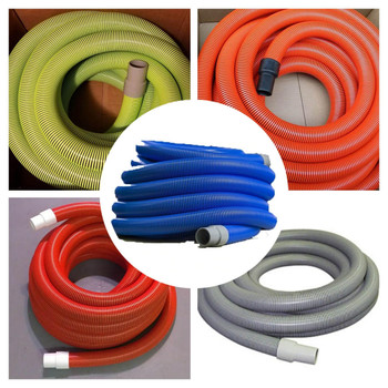 Vacuum Hose, Orange, 1-1/2 Inch (CASE OF 2 – 50FT HOSES)