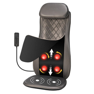 Massage Chair Pad with Heat and Vibration-Black - Color: Black D681-JS10029US-BK Massage Chair Pad with Heat and Vibration-Black - Color: Black D681-JS10029US-BK