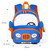 Color: Blue, Size: One size - Children's tide backpack Q119-CJBHNSTB00196-Blue-One size