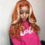 Color: 13x4 Headgear, Color Classification: 30 Inch 150 Density - Ginger Body Wave Lace Front Wig 6 Q119-CJJF194050112LO
