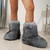 Plus size men's and women's shoes Cute furry boots Thickened mid-tube furry fur Uggs Couple ankle b S250-D0100HAM8T7