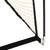 vidaXL Golf Practice Net Black 118.1"x59.1"x82.7" Polyester A949-93752
