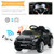 12V Electric Kids Ride On Car with Remote Control-Black - Color: Black D681-TQ10055BK