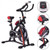 Household Adjustable Indoor Exercise Cycling Bike Trainer with Electronic Meter - Color: Black D681-SP35307