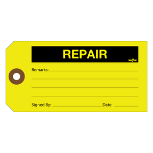 Repair Production Inventory Tags Repair Production Inventory Tags
