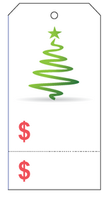 Form 8 Waterproof Christmas Tree tags Form 8 Waterproof Christmas Tree tags