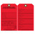 Waterproof Florida Red Fire Sprinkler Inspection Tags