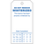 Winterization Tag