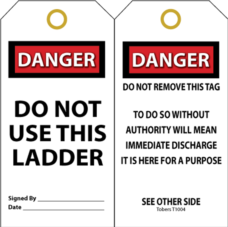 Do Not Use Ladder