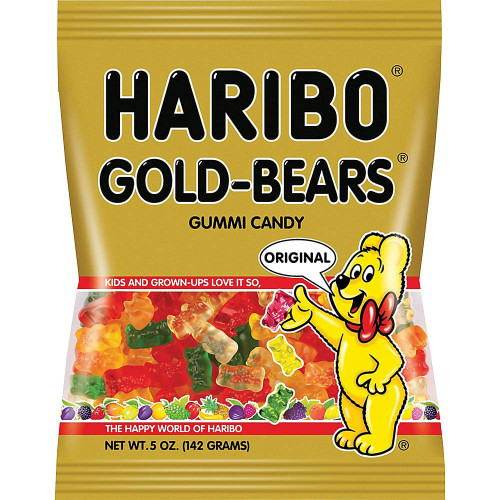 Candy Gummy Bears Golden