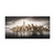 Manhattan Skyline Matte Canvas Print — Sepia Cityscape Stretched Wall Art