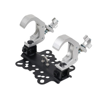 ProX XT-CDF12 moving head clamp system — heavy-duty dual clamp folding plate designed for touring and production use