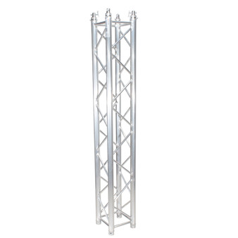 ProX KT-F34SQ656 K-Truss F34 6.56Ft 2M Economy Light-Structural Aluminum Truss — lightweight 1.5mm wall truss for trade shows, DJ setups, and display structures, compatible with most F34 truss systems.