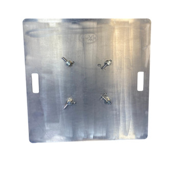 AUVI AVT-BP30 30-inch aluminum truss base plate for F34 square truss systems
