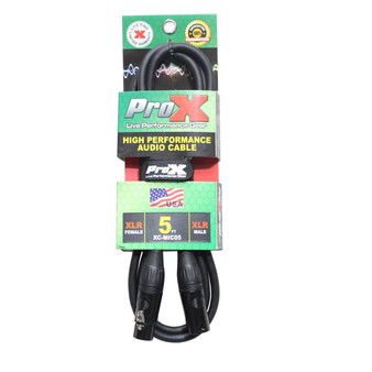 ProX XC-MIC05 5ft High Performance Microphone Cable