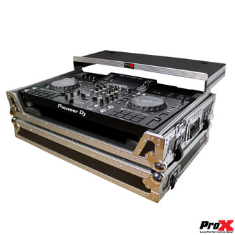Flight Case for Pioneer XDJ-RX2 &amp; RX2-W Controller W-Laptop Shelf and Wheels by ProX