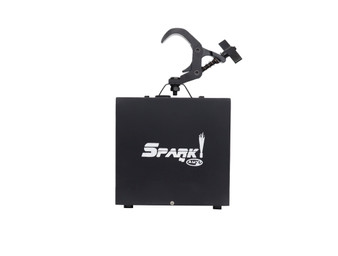 Waterfall cold spark machine creating cascading spark effect for weddings concerts and stage productions