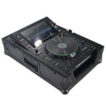 ProX XS-CDBL Flight Case — ATA-style road case for Pioneer CDJ-3000, DJS-1000, and Denon SC6000 PRIME, featuring honeycomb laminated exterior and removable front panel.