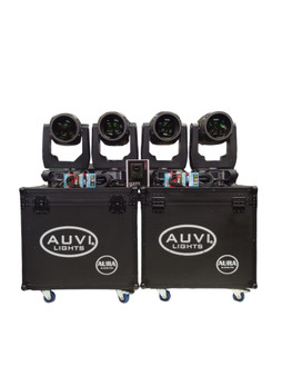 AUVI AURA 15RX BEAM MULTICOLOR LED Ring (4) WITH CASES Package Deal