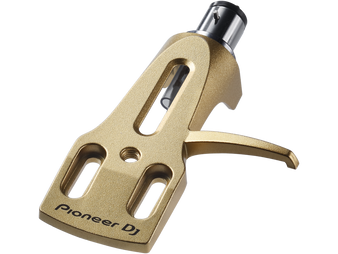 Headshell for the PLX-1000, PLX-500 and other analogue turntables (gold)