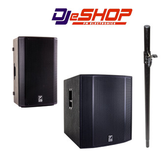 This bundle is a powerful, space-efficient PA solution that combines Yorkville’s legendary reliability with flexible configuration for professional live sound applications.