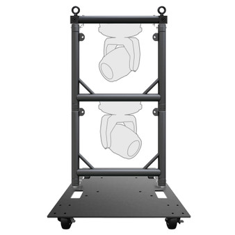AUVI Truss Modular Lighting Quick Grid for Moving Heads in Black Duo Package
