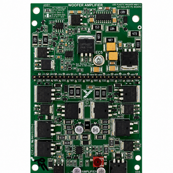 Yorkville M1498-SB PSA1 amplifier output service board. Genuine OEM replacement part designed to restore output performance in Yorkville PSA1 Paraline amplifier systems.