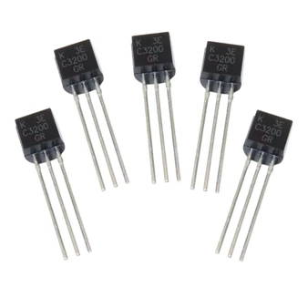 5 pack of 2SC3200 NPN Transistor — high-frequency TO-92 transistor for RF and audio applications