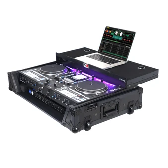 ProX XS-RANESYSONEWLTBLLED flight case for RANE System One DJ controller with wheels and laptop shelf