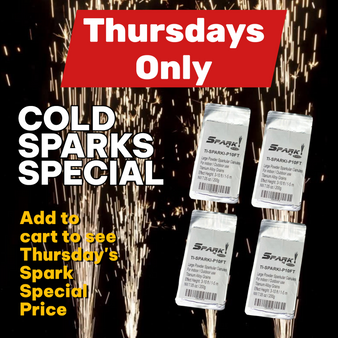 Thursdays Only - Cold Sparks Special - Add to cart to see Thursday's Spark Special Price