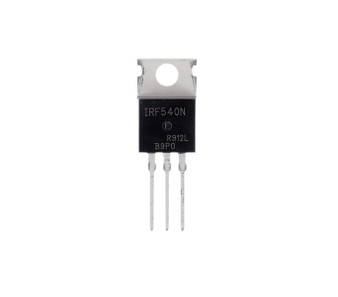 IRF540N 100V 27A MOSFET transistor for amplifier and power supply repair.