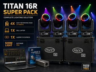 AUVI Lights Titan 16RX Super Pack