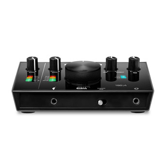 M-Audio AIR 192|4 USB-C Audio Interface — compact 2-in/2-out desktop recording interface with Crystal preamp, Hi-Z instrument input, large monitor knob, 24-bit/192kHz resolution, and included software suite — USB audio interface