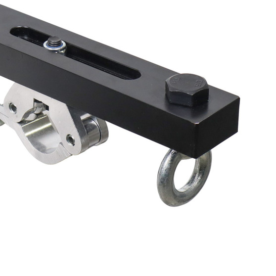 ProX XT-TOPAPP Adjustable Panel Point — aluminum truss hanging point with rotating steel eye bolt for video wall rigging on F34 truss systems.