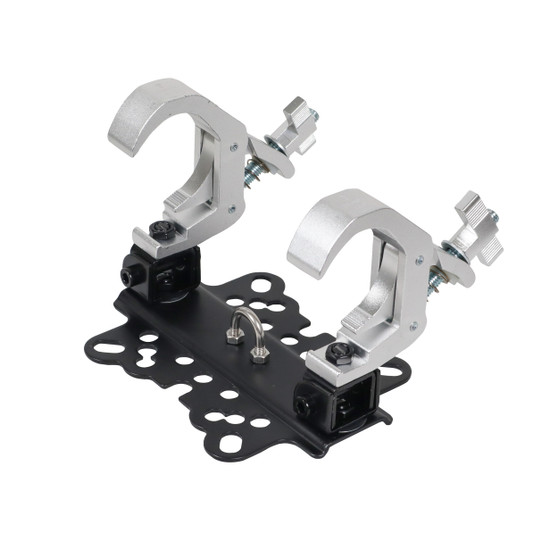 ProX XT-CDF12 moving head clamp system — heavy-duty dual clamp folding plate designed for touring and production use