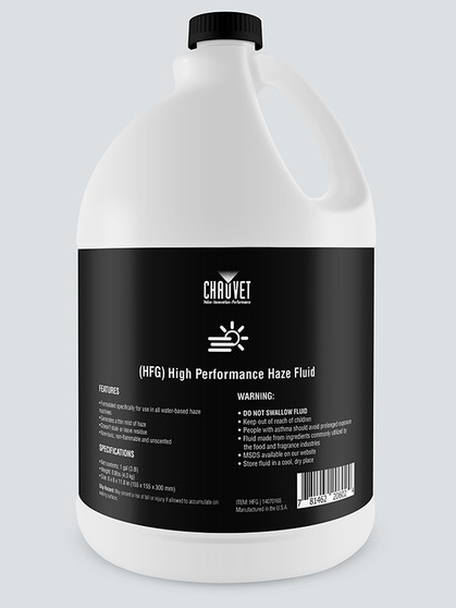 Chauvet DJ HFG High Performance Haze Fluid – 1 Gallon