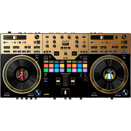 Pioneer DJ DDJ-REV7-N 2-Deck Serato DJ Controller Gold Limited Edition.