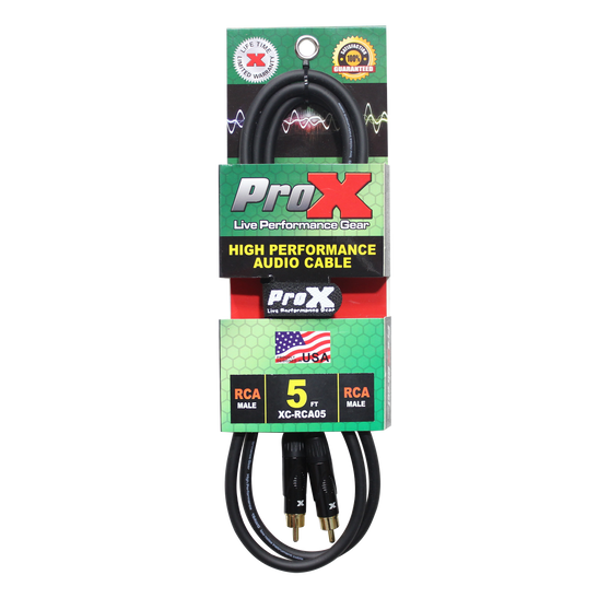 ProX XC-RCA05 High Performance Audio Cable RCA to RCA