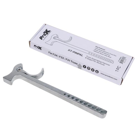 ProX XT-PINPAL Truss Pin Pal Assembling Hammer with Spigot Pin Remover For F34 F32 F31 Truss Segments