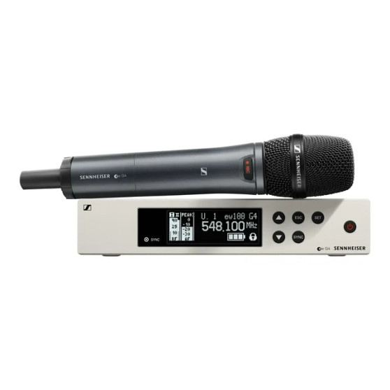 Sennheiser EW100 G4-835-S Wireless Handheld Microphone System - A Band