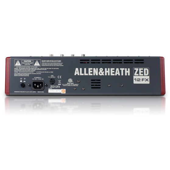 Allen &amp; Heath ZED12 FX-Channel USB Mixer with Effects