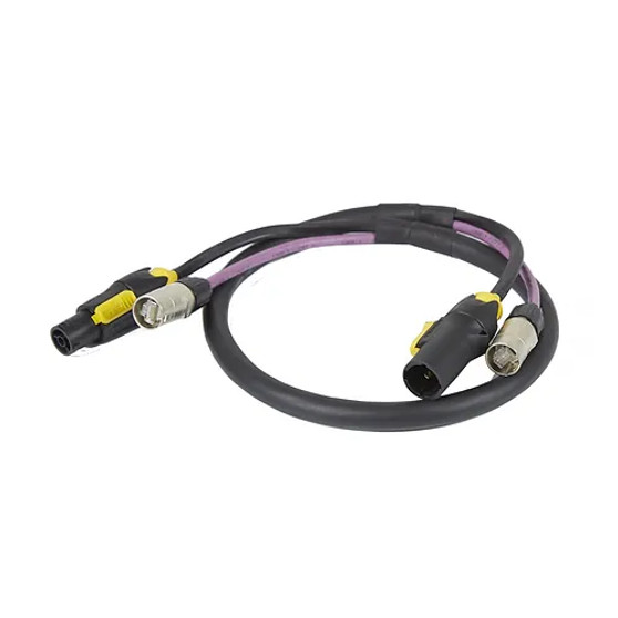 DAS 1m CAT7 integrated etherCON (Data + Audio) + TRUE 1 cable link cable