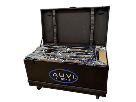 AUVI P2.9 Indoor LED Video Wall Package – complete professional LED display system with Novastar processor and flight case