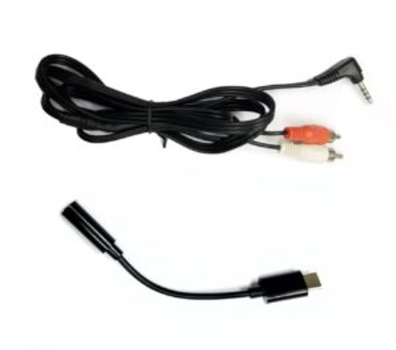 Live Stream Cable 4P 3.5 To RCA set for Samsung LG USB Type C