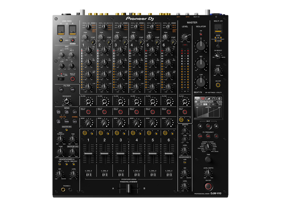 Pioneer DJM-A10 professional 4-channel DJ mixer front view