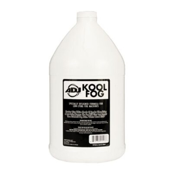 ADJ Kool Fog Low Lying, Water Based Fog Juice 1 Gallon (4) Liters