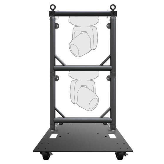 AUVI Truss Modular Lighting Quick Grid for Moving Heads in Black Duo Package