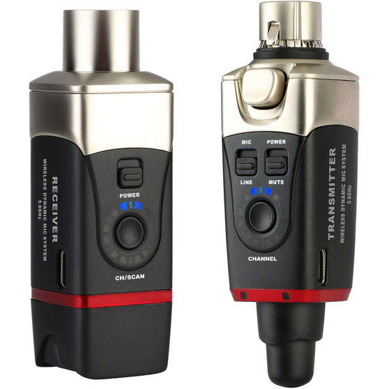 Xvive U35 Wireless XLR System — 5.8GHz plug-and-play wireless microphone transmitter and receiver for cable-free performance